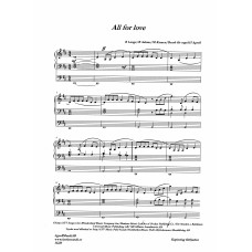 All for Love /Adams/LangeIKamen